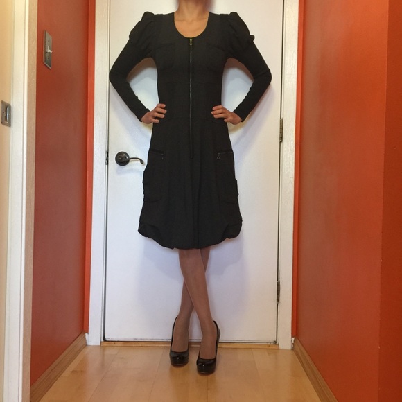 Semper Dresses & Skirts - Semper Midi flare dress with long sleeves